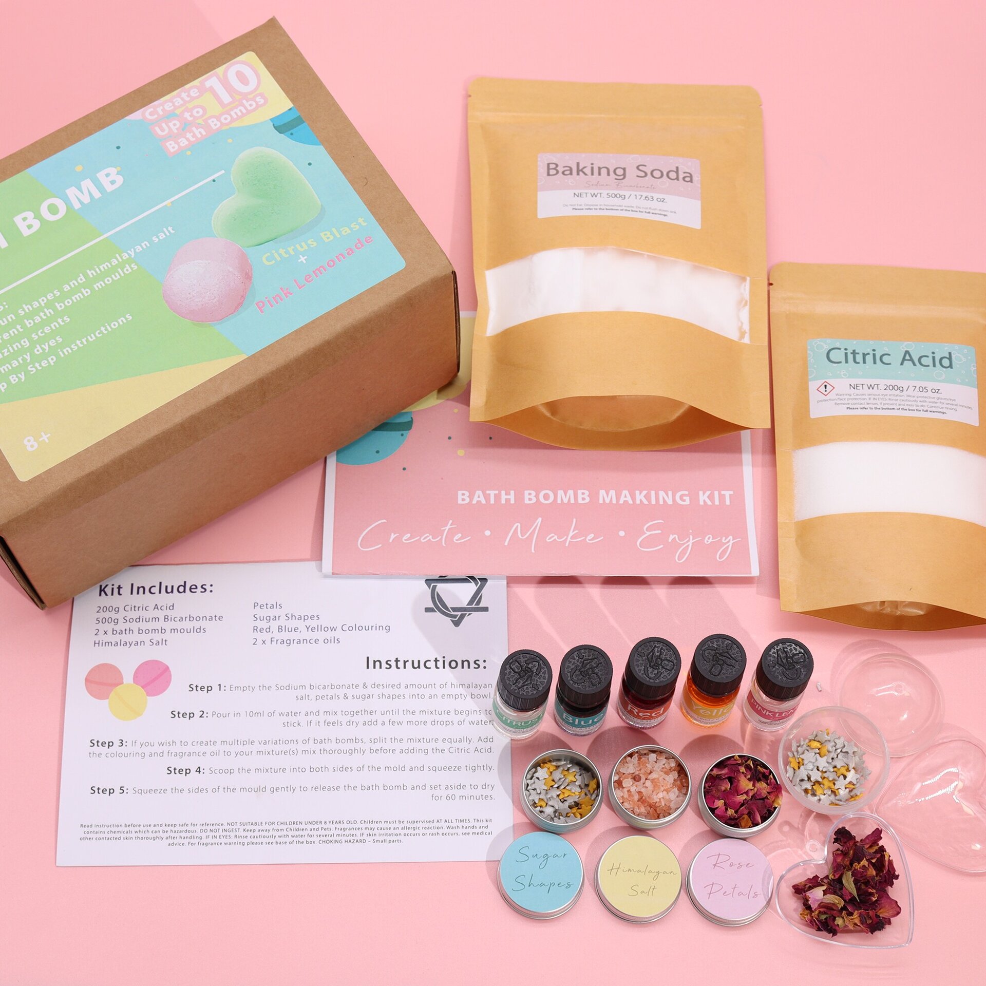 Kits APRENDE A HACER tus BATH BOMBS - 9