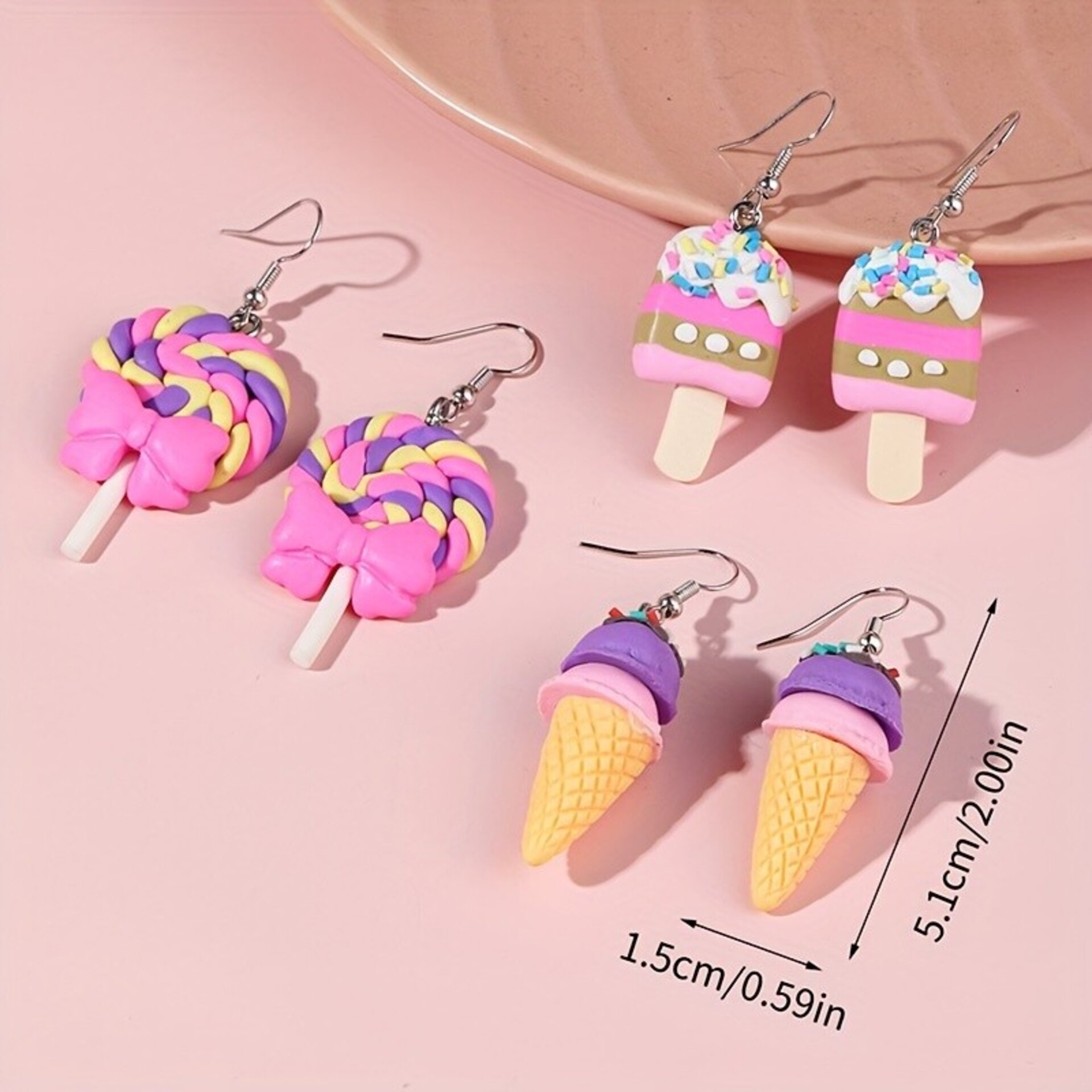 Pendientes colección HELADOS - 6