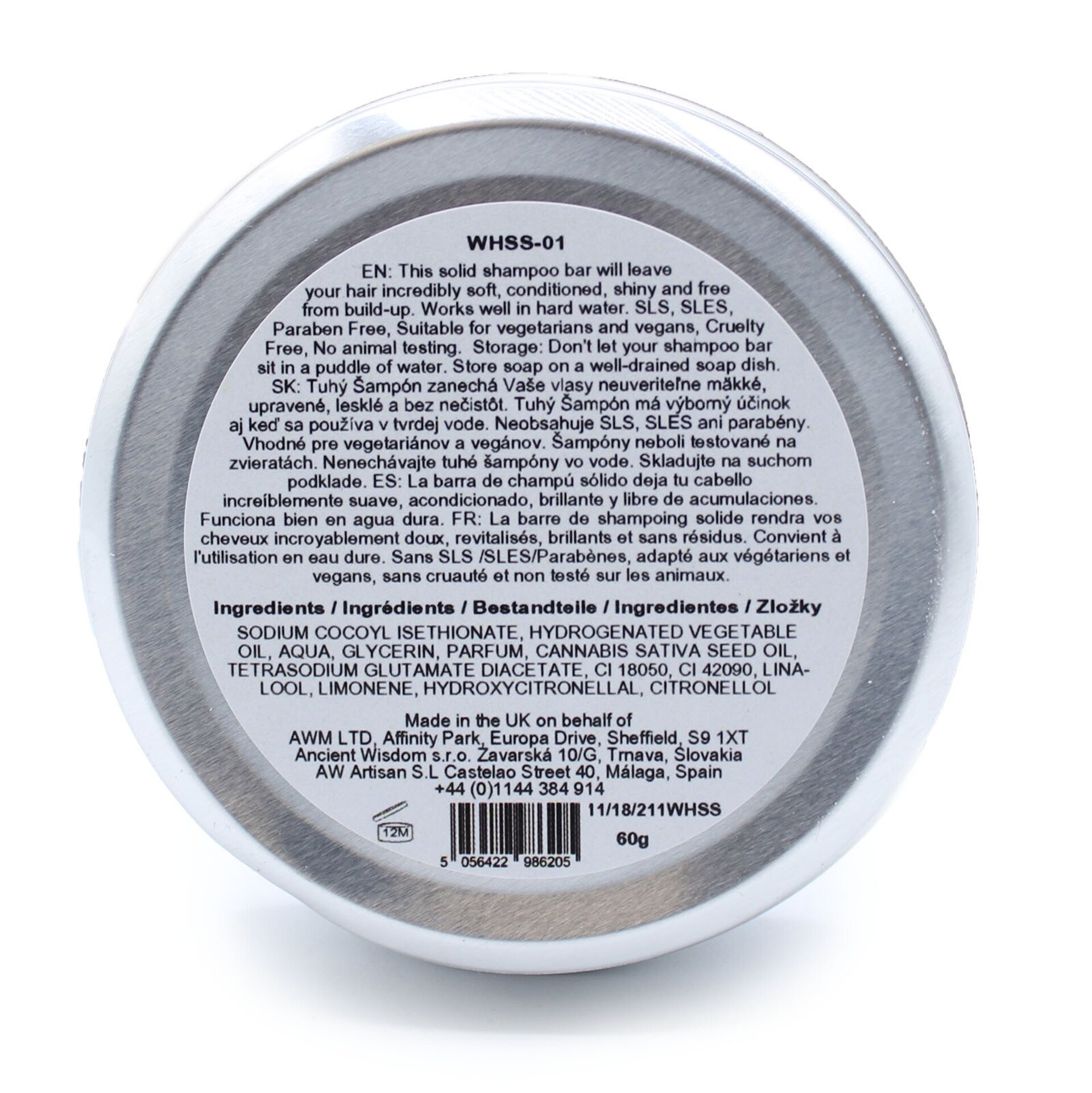 Champú sólido ORQUIDEA repara y protege 60g - 4