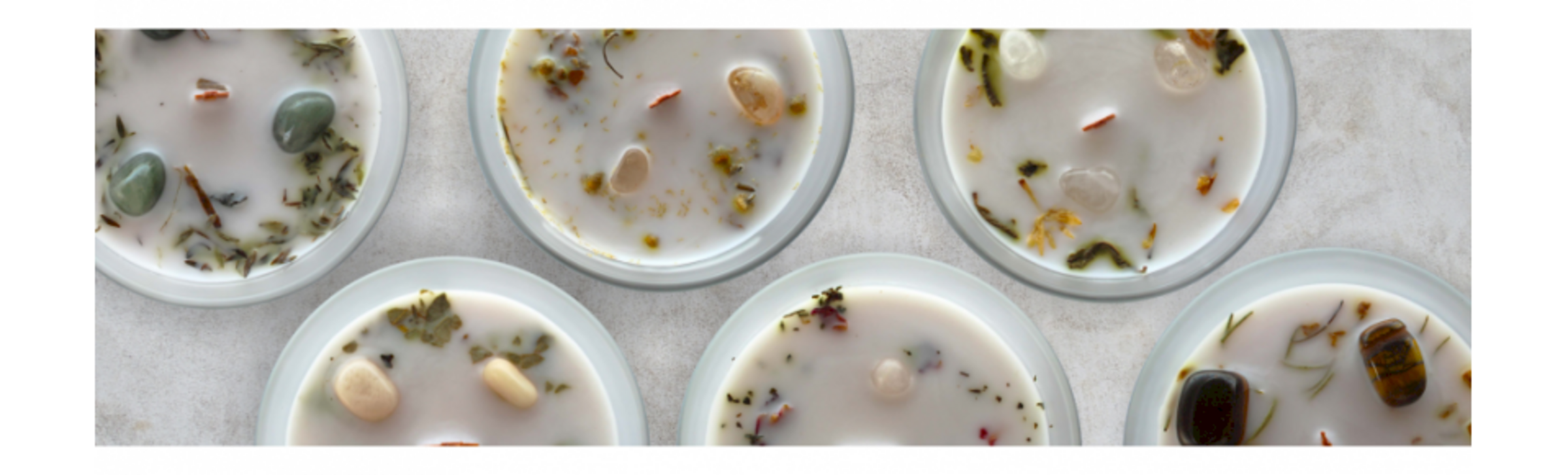 VELAS PERFUMADAS CON MINERALES