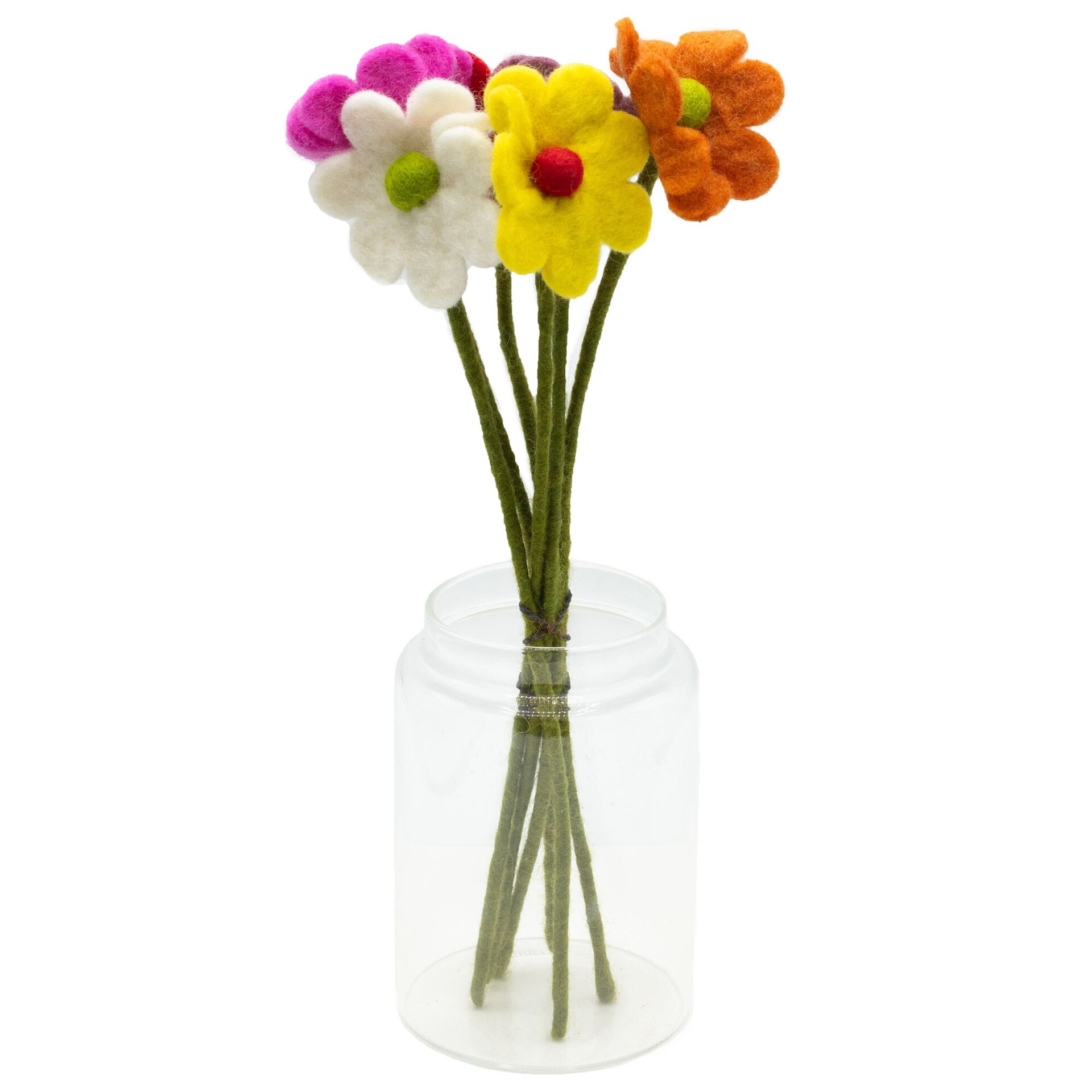 6 FLORES DE FIELTRO - 20