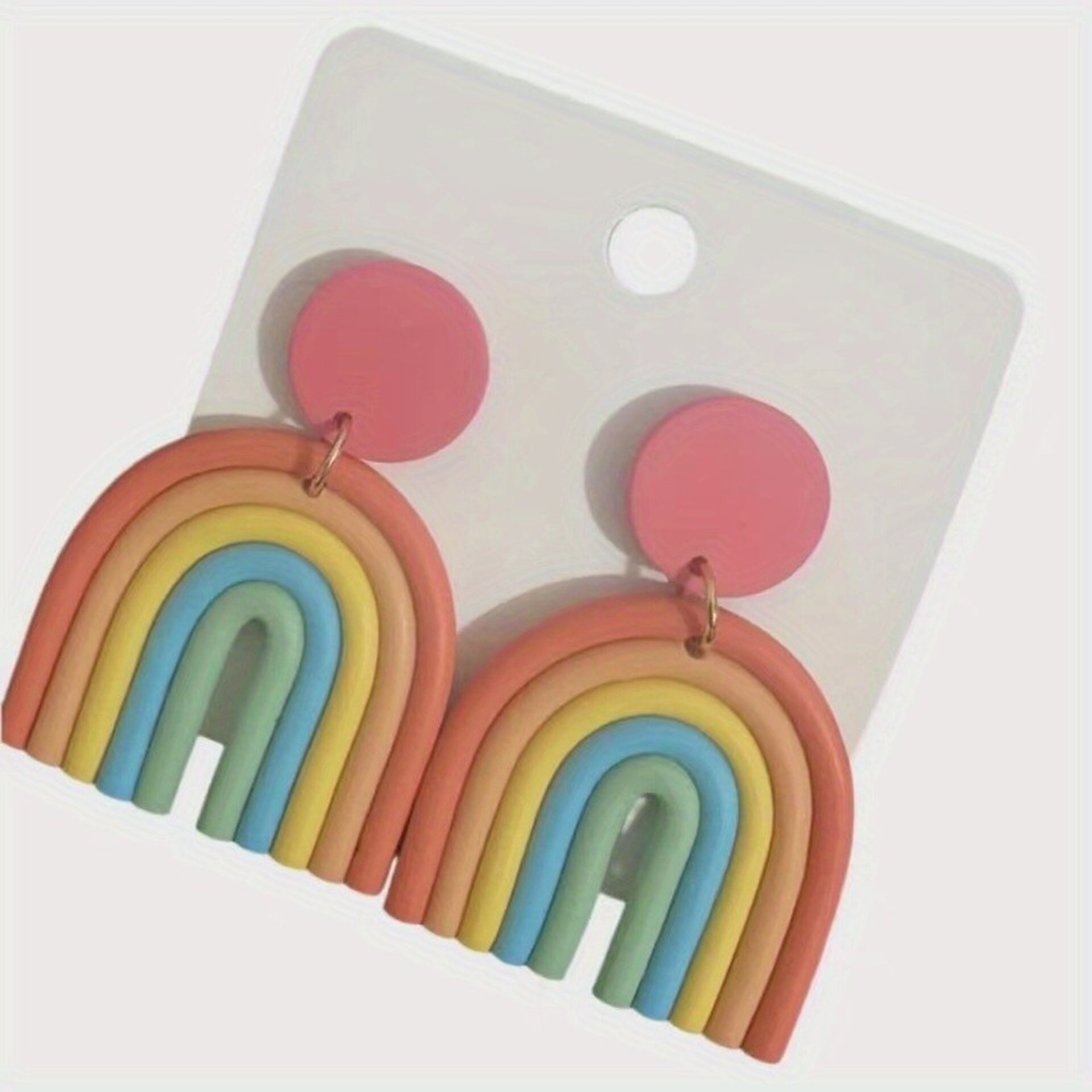 Pendientes colección ARCO IRIS arcilla polimérica - 2