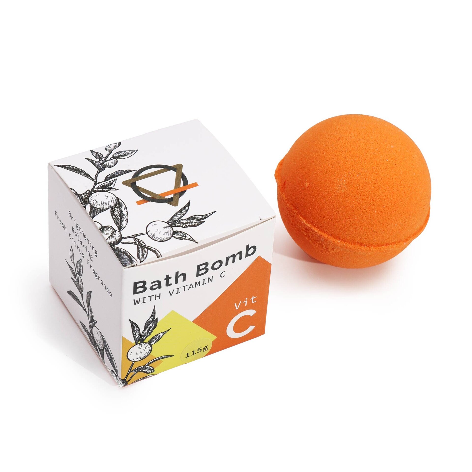 Bomba de baño de cítricos con Vitamina C y aceites esenciales - 2
