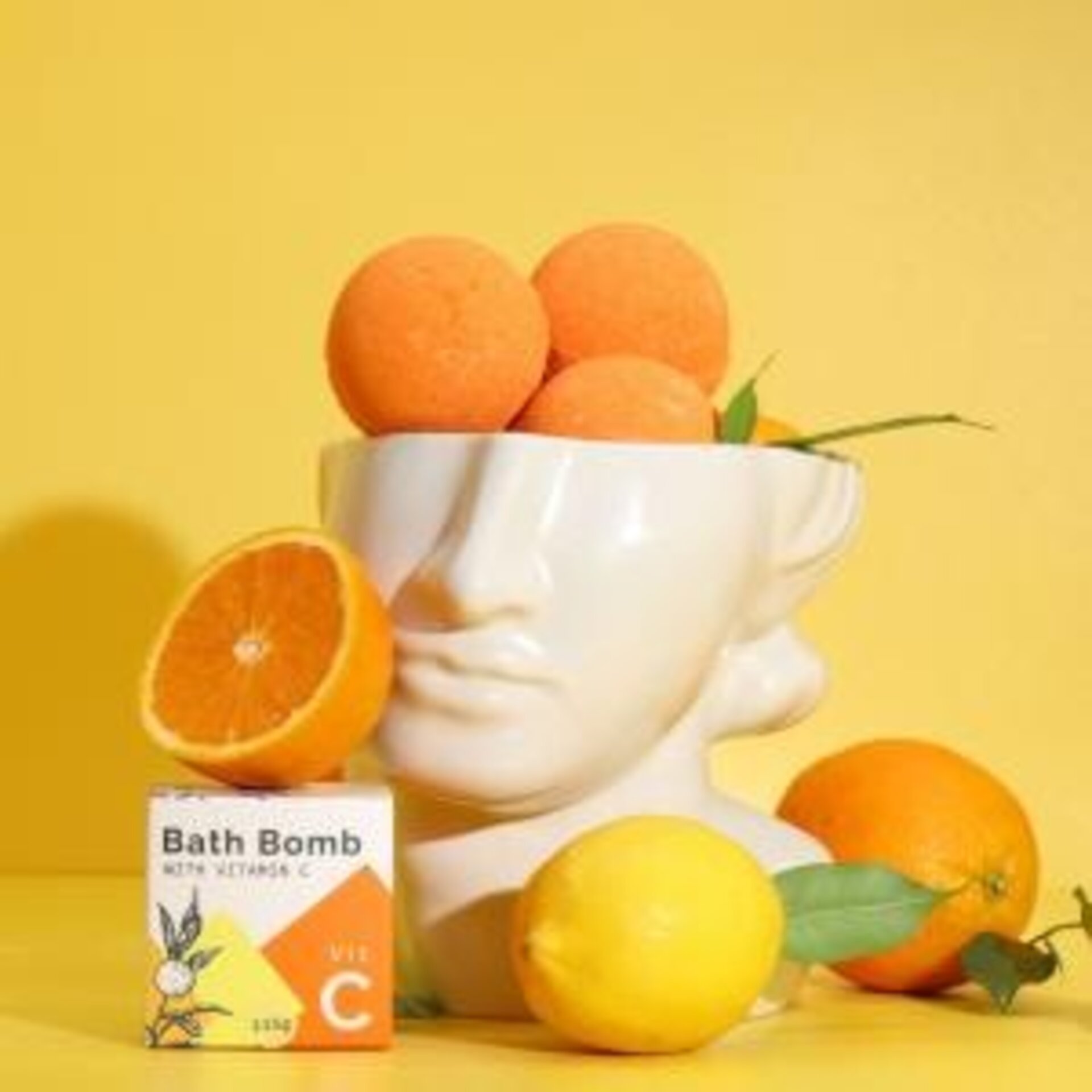 Bomba de baño de cítricos con Vitamina C y aceites esenciales - 3