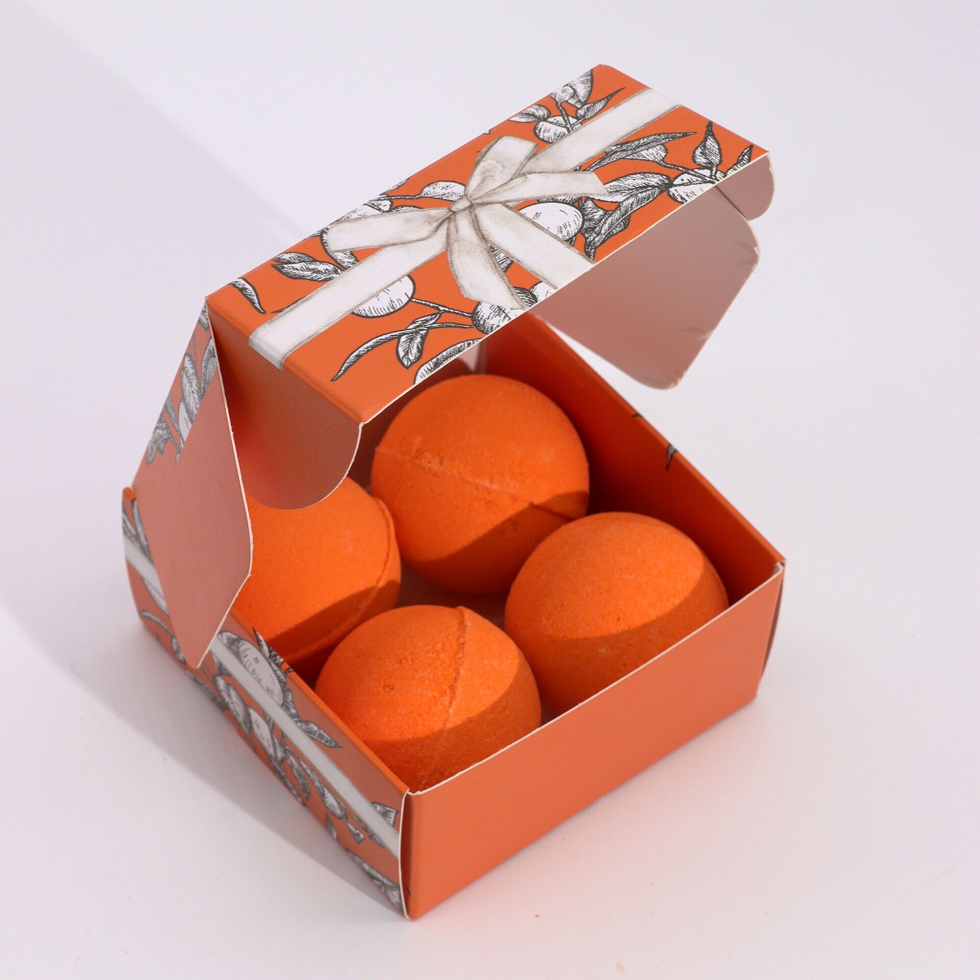 Caja de regalo con 4 bombas de baño de Vitamina C - 2