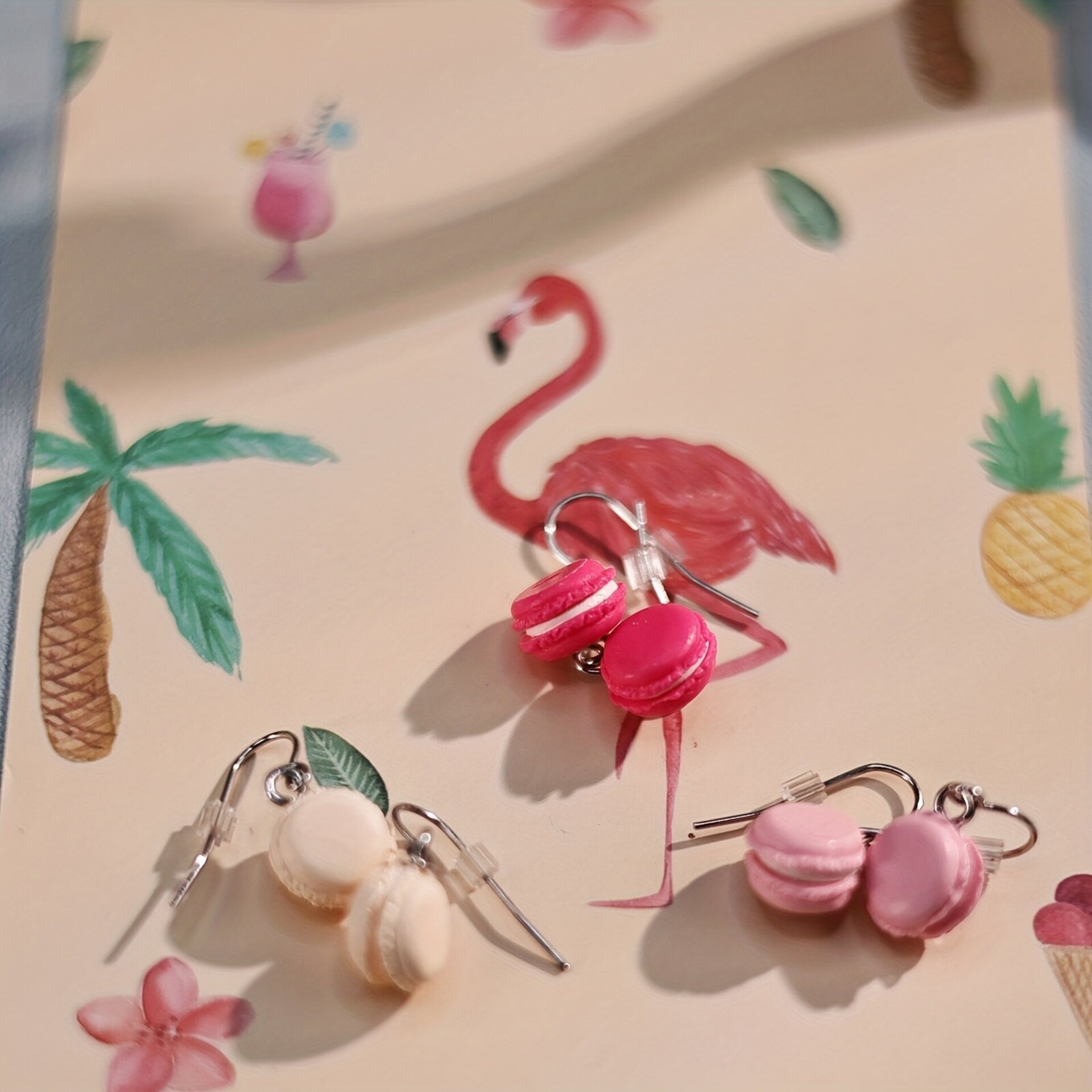 Pendientes colección MINI MACARON arcilla polimérica - 4