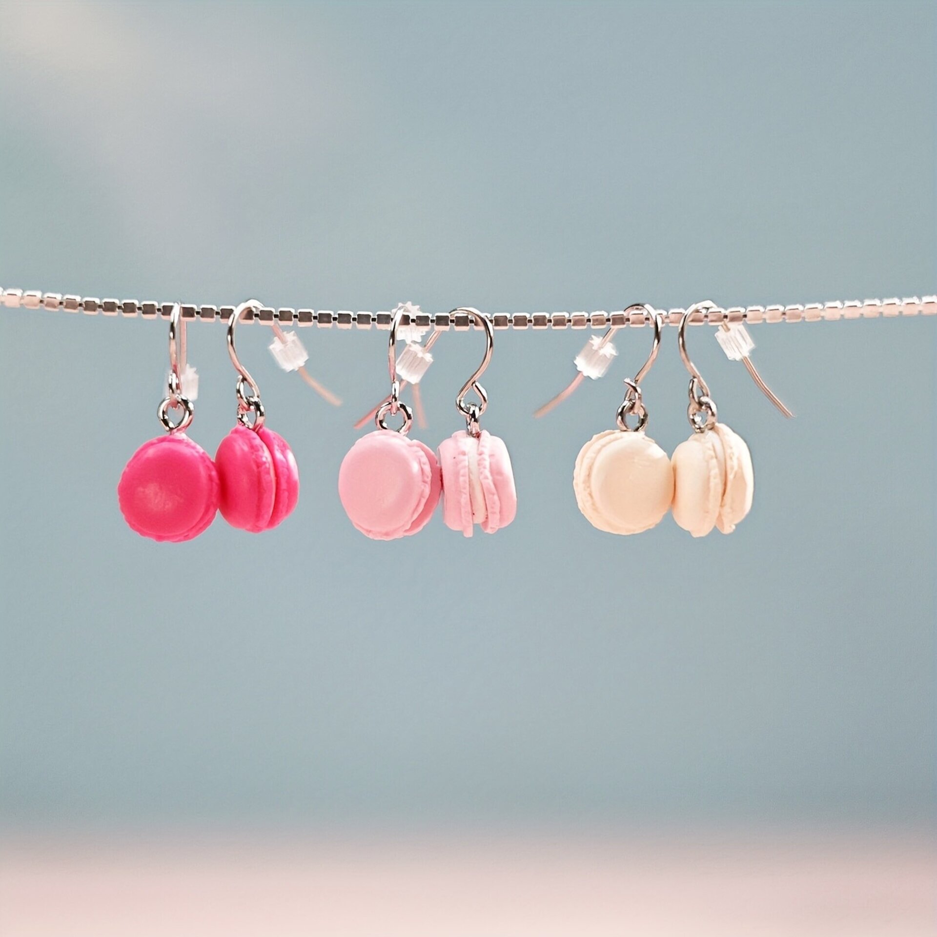 Pendientes colección MINI MACARON arcilla polimérica - 2