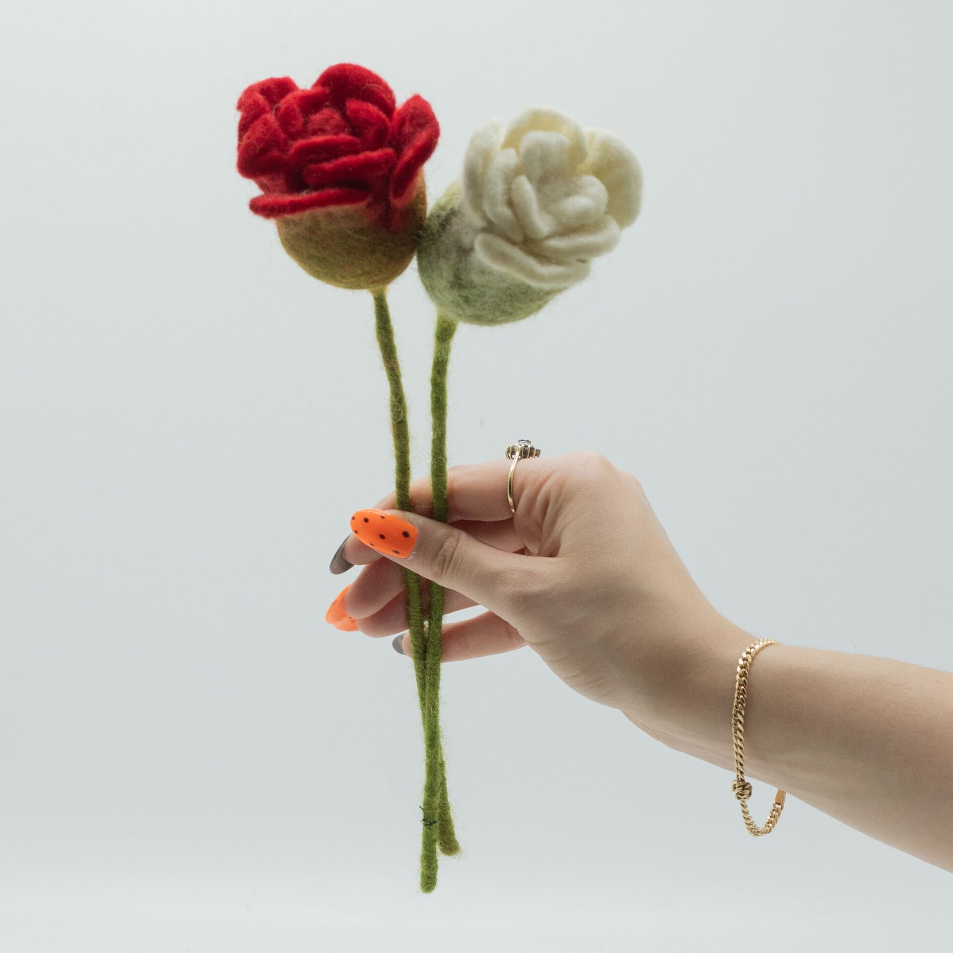 6 FLORES DE FIELTRO - 10