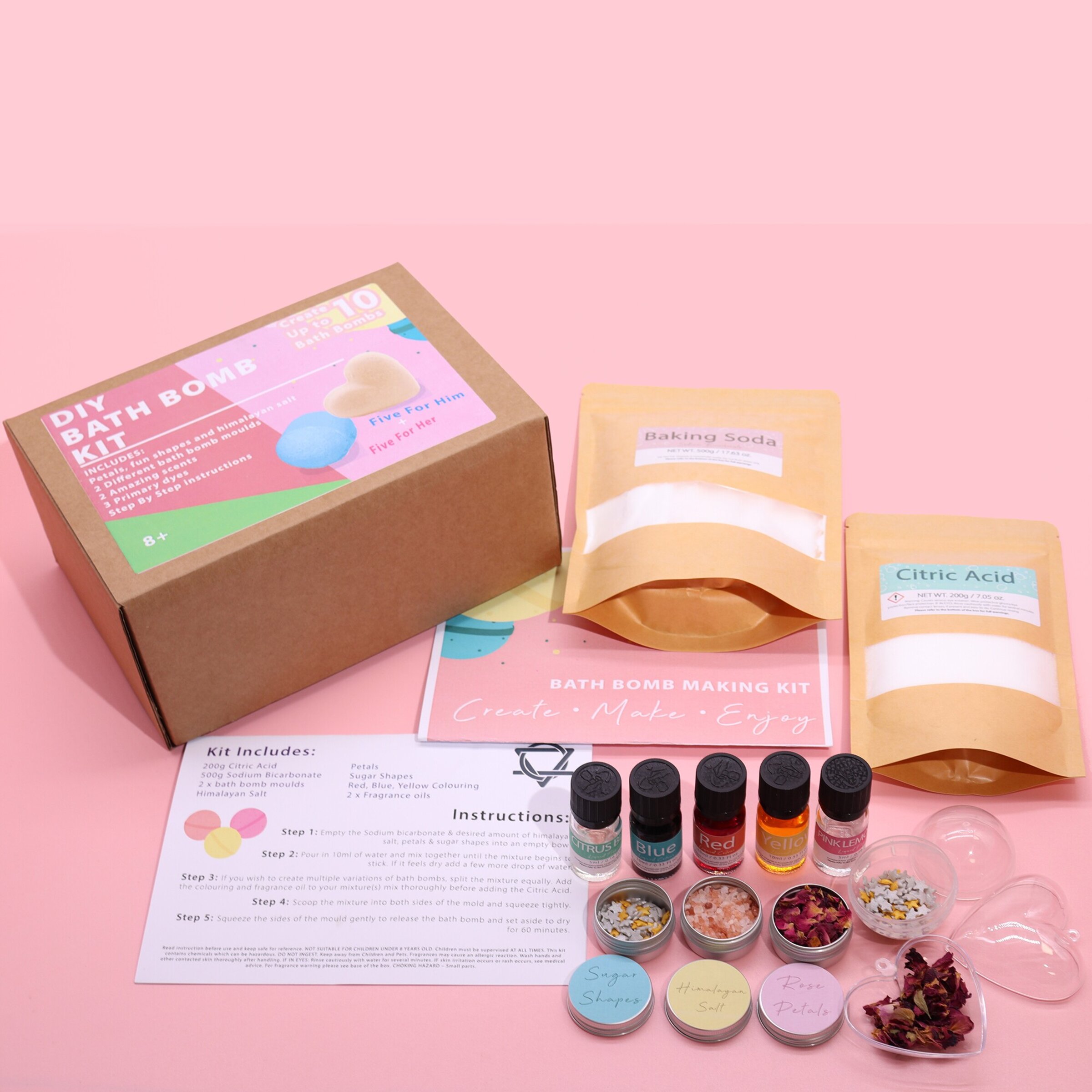 Kits CREA TUS BATH BOMBS