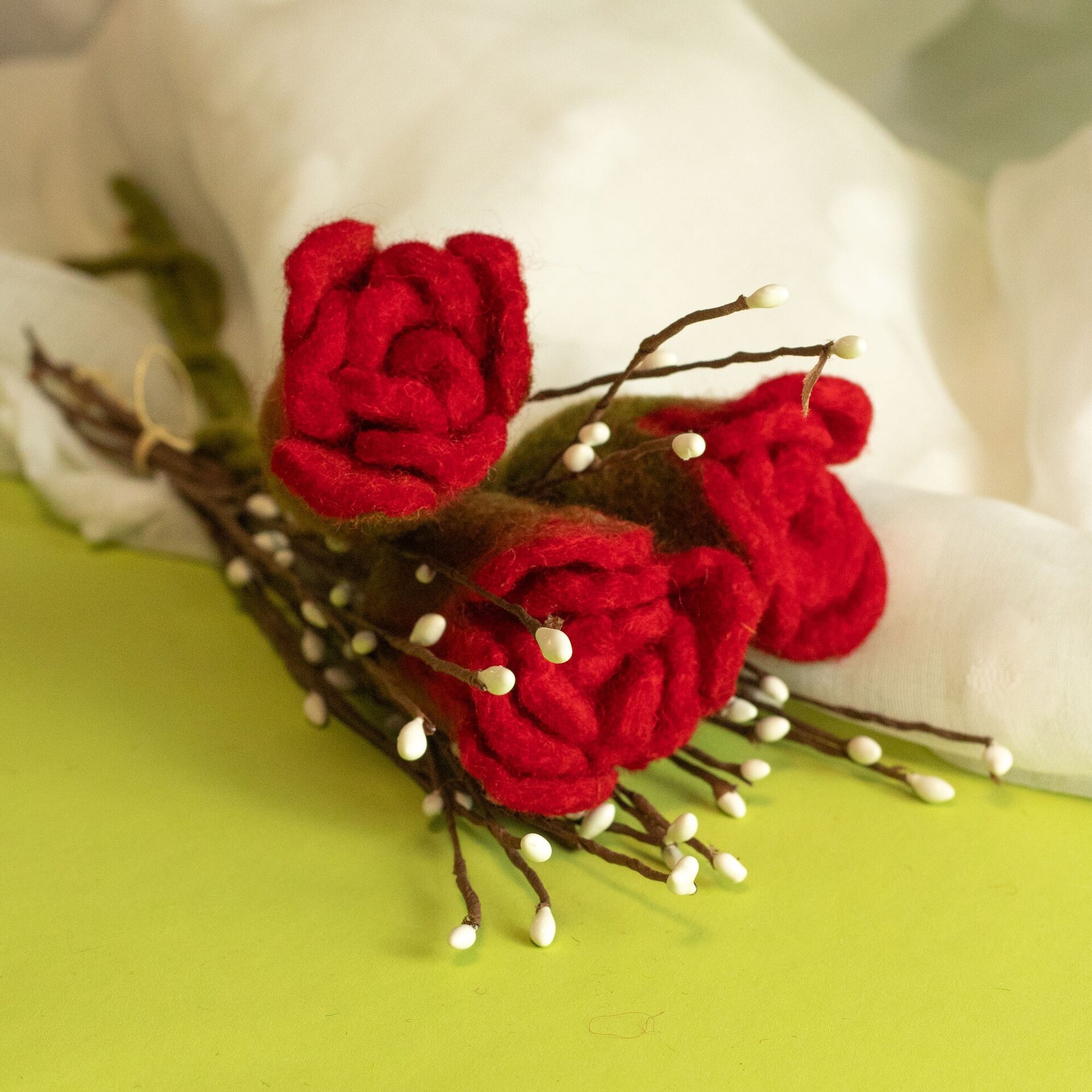 6 FLORES DE FIELTRO - 16